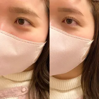 ショート カラー パーマ ヘアアレンジ メンズ キッズ ネイル マツエク・マツパ アイブロウ t-under~taachi~所属・taachi Nanaのマツエク・マツパデザイン