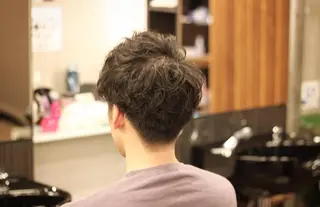 ミディアム パーマ メンズ 前田賢生 ご新規様はNGのヘアスタイル