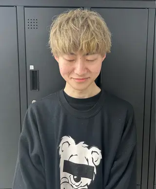 ショート カラー メンズ メンズパーマの達人 /タカシマ　ダイスケのヘアスタイル