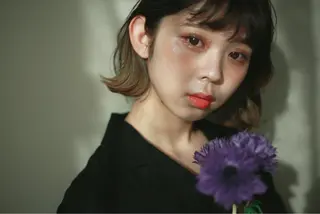 ミディアム カラー 永田 崇のヘアスタイル