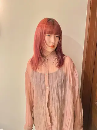 ミディアム 表参道/髪質改善/ 透明感/遠藤良祈のヘアスタイル