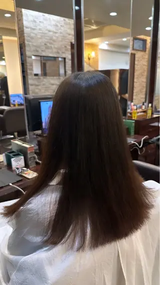 ロング 縮毛矯正&髪質改善/ きょうの🐺のヘアスタイル