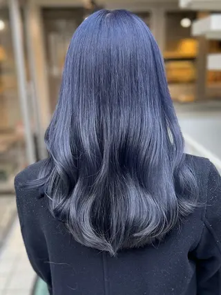 ロング カラー ハイトーンカラー/ 青髪/💙みずき💙のヘアスタイル