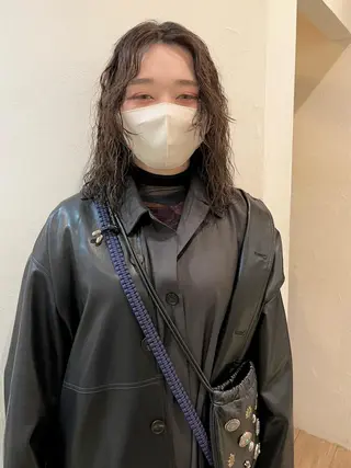 ミディアム パーマ Van family所属・ショート& パーマ　坂本のヘアスタイル