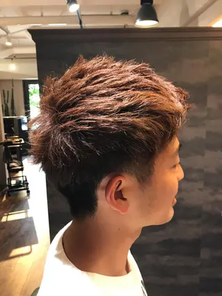 ショート カラー メンズ 代表スタイリスト 直田 洋人のヘアスタイル