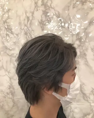 ショート カラー メンズ 🟦西荻窪メンズ特化 美容師🟦Yu-Jiのヘアスタイル