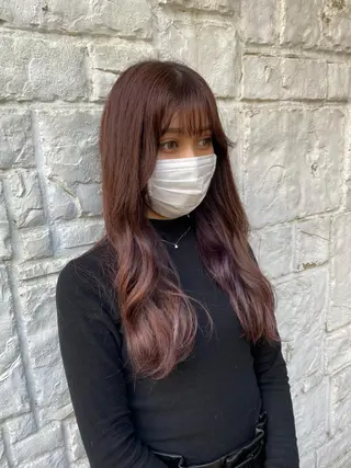 ロング カラー ナチュラル/韓国💎 haruka 💎のヘアスタイル