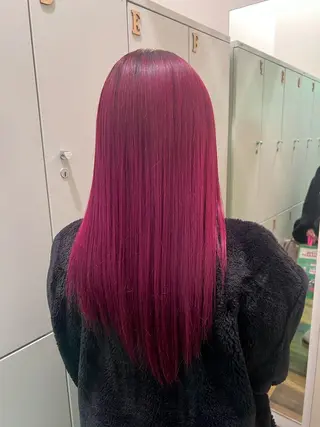 ロング カラー ハイトーンカラー/エ クステ/デザインのヘアスタイル