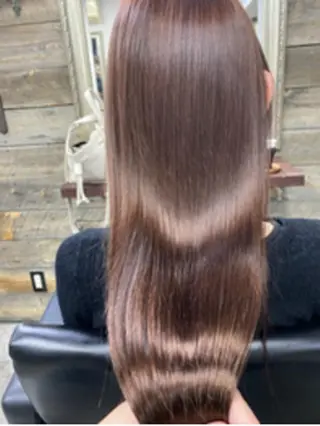 ロング カラー ヘアアレンジ 年間1500人担当 代表　南一路のヘアスタイル