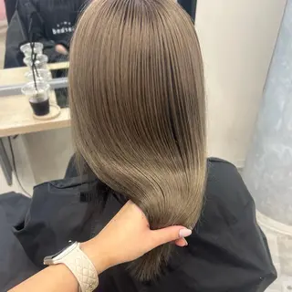 セミロング カラー otoha✳︎ くすみカラーのヘアスタイル