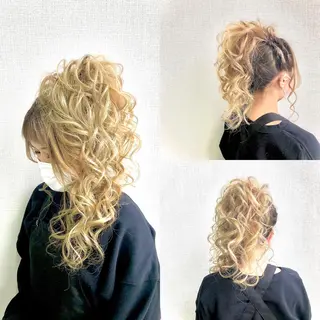 ロング カラー ヘアアレンジ メンズ ✨最強美容師✨ 💙にっしー西村💙のヘアスタイル