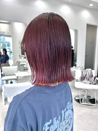 ミディアム カラー 艶カラー ⋆✦ HIROMIのヘアスタイル