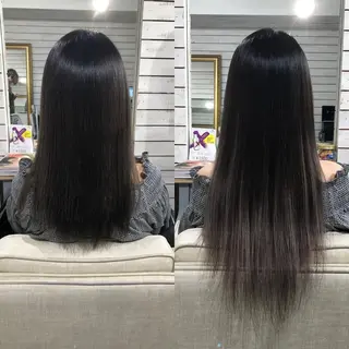 ミディアム 韓国カラーエクステ 👑代表渡部雅己👑のヘアスタイル