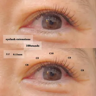 マツエク・マツパ mil❤︎ Kahoのマツエク・マツパデザイン