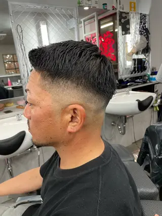 ショート メンズ FADE&LINE登戸店所属・🔥メンズ専門 美容師🔥 柳澤陵心のヘアスタイル