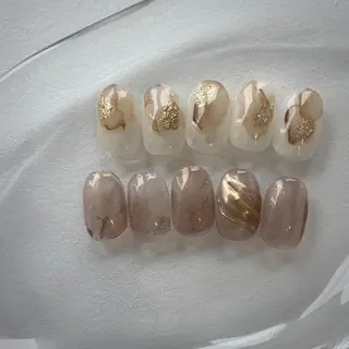 ネイル NINEnami ニュアンスネイルのネイルデザイン