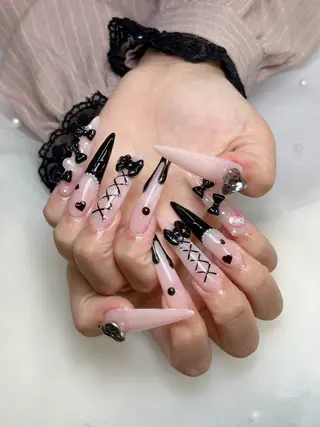 ネイル lucky nail 歌舞伎町のネイルデザイン