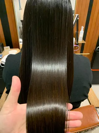 ロング 縮毛矯正&髪質改善 MAILHAIRのヘアスタイル