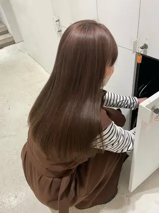 ロング カラー loely 💞miyuのヘアスタイル