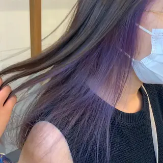 ロング ﾖｼﾅｶﾞﾏﾕ🦕 透明感カラーのヘアスタイル