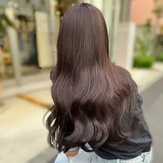ロング カラー kana ブリーチなしカラー✨のヘアスタイル