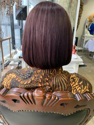 ミディアム カラー 🎀taro ブリーチなしカラーのヘアスタイル