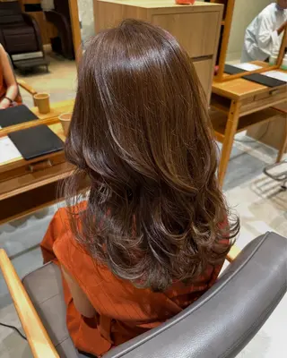 ロング カラー 永野真也 透明感カラー🪞のヘアスタイル