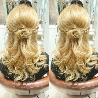 ヘアアレンジ カラー 嶋田 ゆきのヘアスタイル