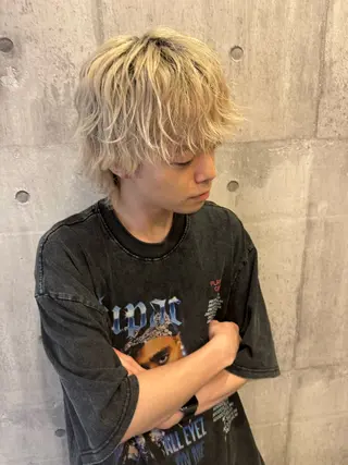 メンズ 🔅透明感カラー切田 はじめ🔆のヘアスタイル