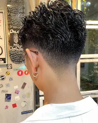 ショート メンズ 中目黒メンズ刈り上げ Harunaのヘアスタイル