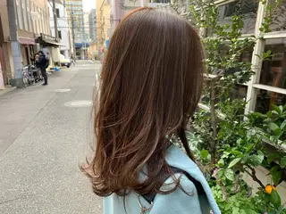 セミロング LEB所属・下河 宗太のヘアスタイル