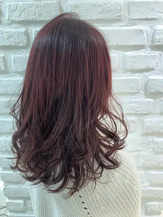 セミロング カラー 【予防美容特化】 kasumi🌷🌷のヘアスタイル