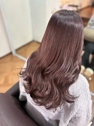 セミロング カラー 🍒Ayana🍒 艶カラー🍒のヘアスタイル