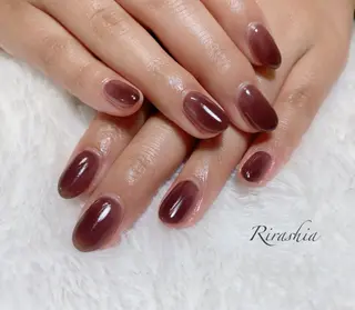 ネイル うる艶♡透明感ネイル Rirashiaのネイルデザイン