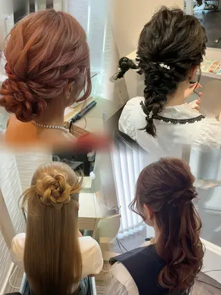 ヘアアレンジ 盛れるアレンジ/ カラー/hazukiのヘアスタイル