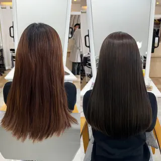 ロング カラー 武田 つぐみのヘアスタイル