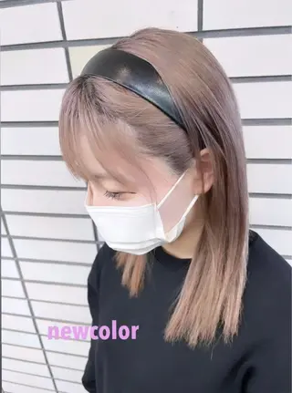 セミロング カラー 2nd所属・🤍2nd🤍田所 美希のヘアスタイル