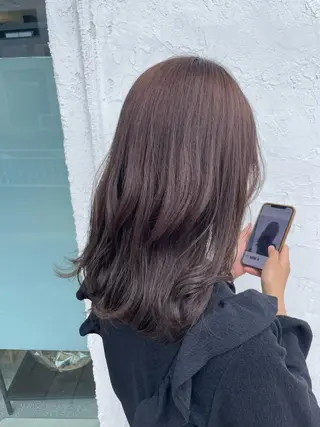 ミディアム カラー Agu hair act 姫路駅前おみぞ筋店所属・カワモト ソウタのヘアスタイル