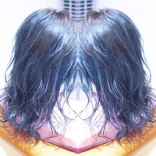 ロング カラー ヘアアレンジ 及川シゲル 髪質改善講師のヘアスタイル