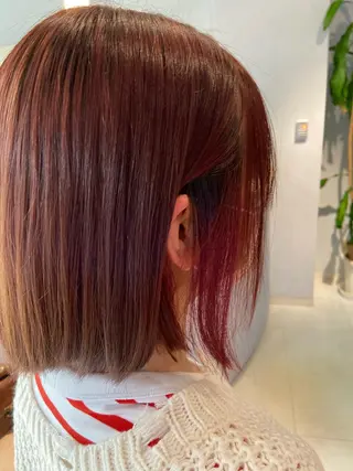 ショート カラー 菊地 美憂のヘアスタイル