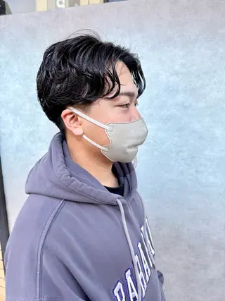 メンズ 米元 春奈のヘアスタイル