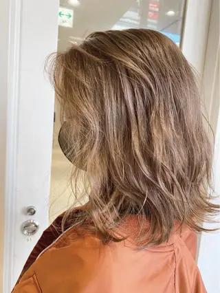 ミディアム まお♡レイヤーカット ×色っぽstyleのヘアスタイル