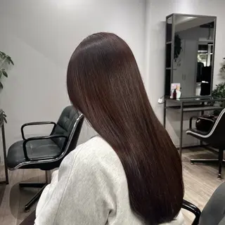 ロング カラー JIN/暖色カラー /髪質改善/艶髪のヘアスタイル