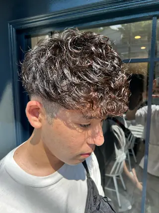 ショート パーマ メンズ 🔥メンズ特化🔥 塩拓巳のヘアスタイル