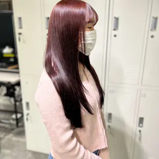 ロング 無料カットモデル ユナのヘアスタイル