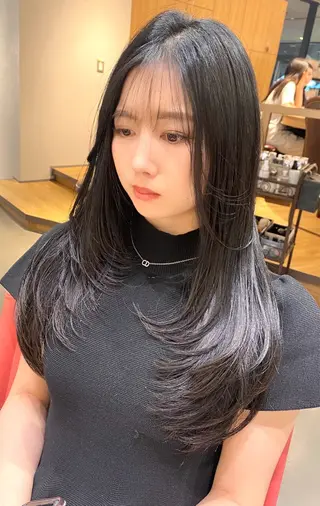 ロング カラー unopulir   茶屋町店所属・unopulir 景山　凌のヘアスタイル