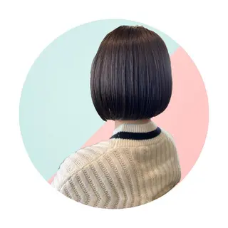 ショート カラー 酸性縮毛矯正/ ホッタケイシのヘアスタイル