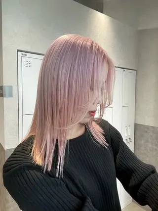 カラー By THE CALLiiiNG【バイコーリング】所属・広島:ミルキーカラー tsumaのヘアスタイル