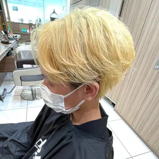 カラー メンズ 関口 舜大のヘアスタイル