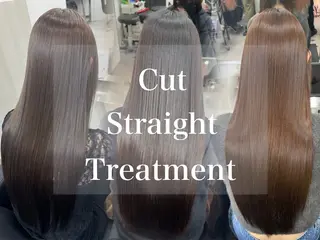 セミロング 前髪カット無料🎉 髪質改善✨影山湧市のヘアスタイル